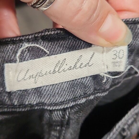 GUC Black Raw Hem Unpublished Flare Jeans - Picture 3 of 8